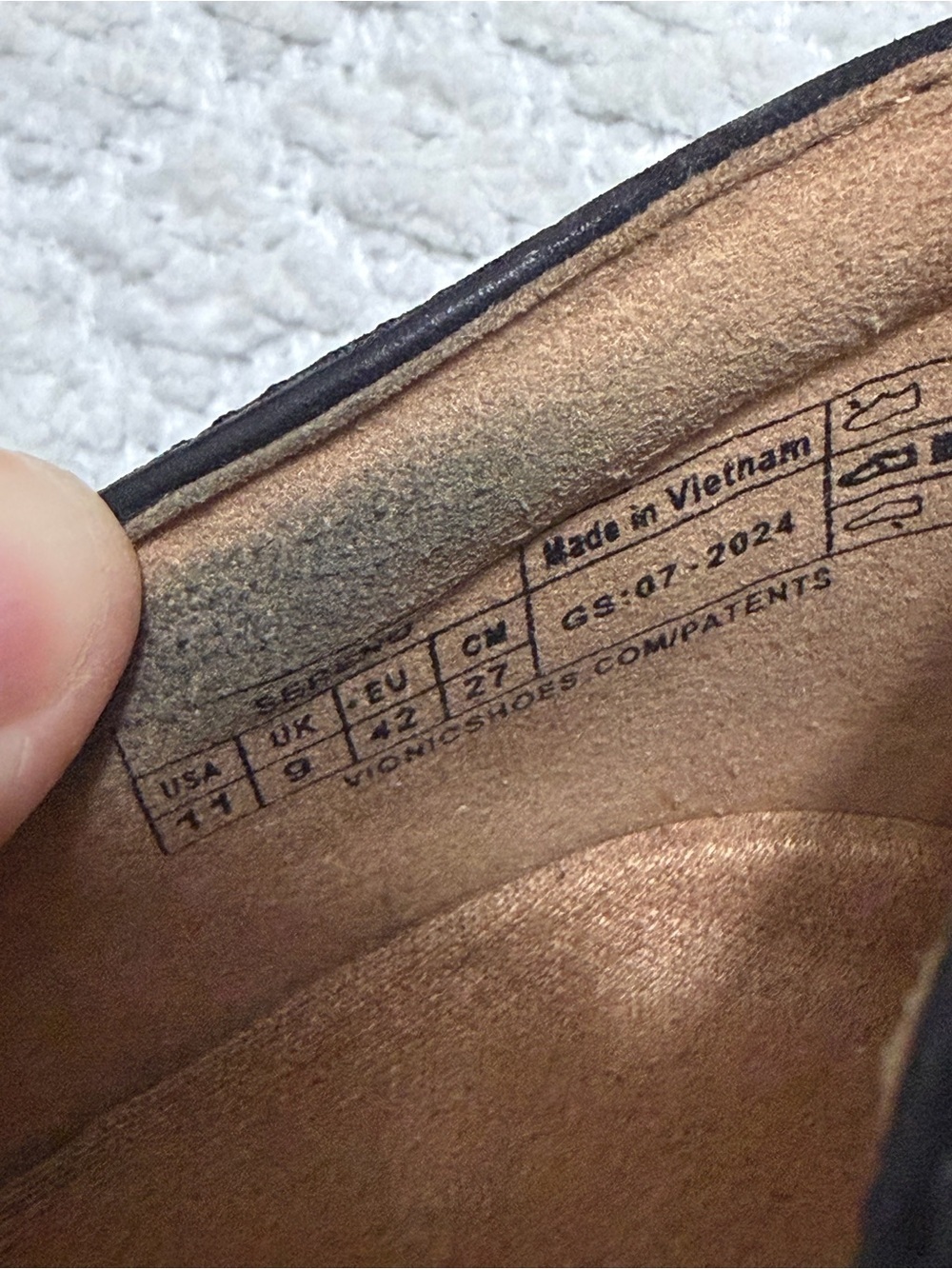 Vionic Sereno Wedge Black Leather Pump Women’s Size 11 - Picture 11 of 11